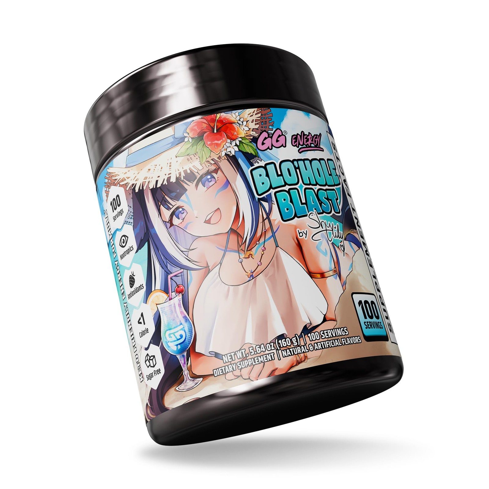Gamer Supps GG Energy Blo’hole Blast 100 Serv Keto Nootropic Sugar-Free