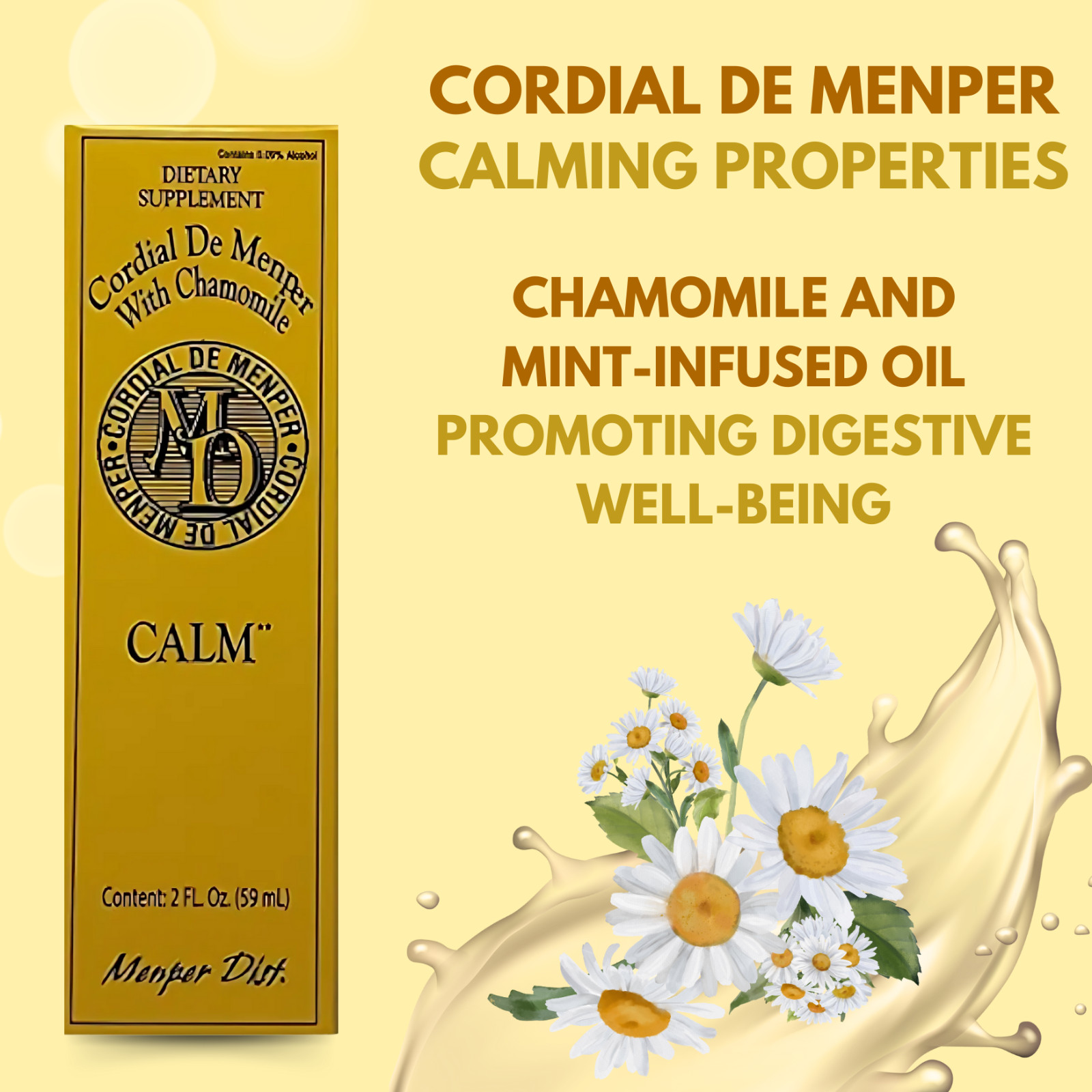 Cordial De Menper with Chamomile – 2 fl oz