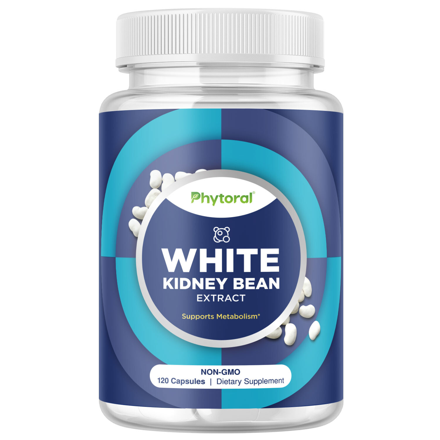 White Kidney Bean Extract Capsules – Ultra High Potency Optimized Extract 120ct