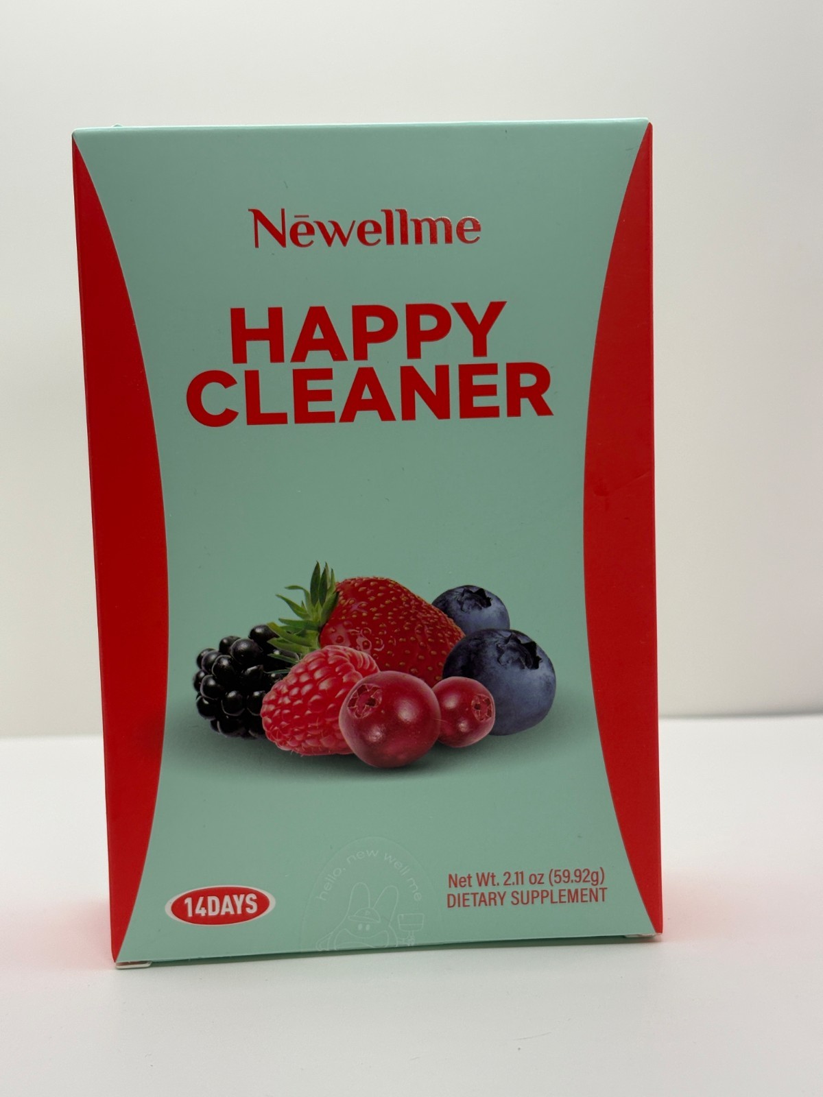 Newellme Happy Cleaner Berry Powder 14 Day Dietary Supplement 14 Sachets