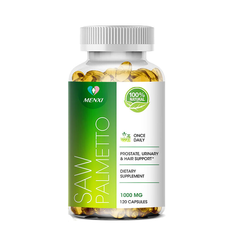 1-4×120pc Saw Palmetto 1000mg-Premium Prostate Health Support Supplement for Men