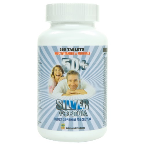 Silver Formula. Multivitaminas para mayores de 50 años. 365 Tabletas para 1 año