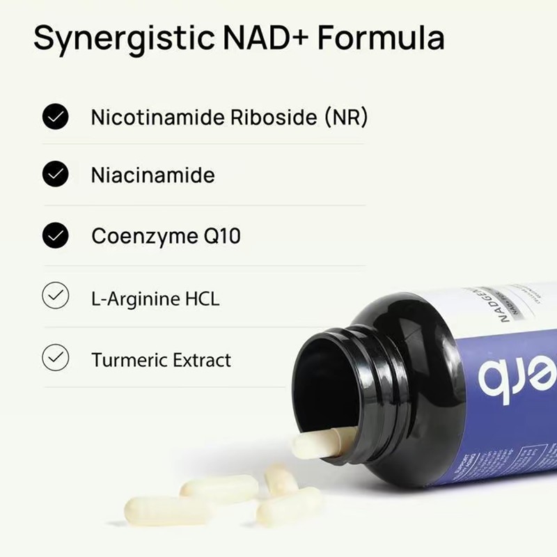 Selerb NAD+ Supplement for Liposomal-NAD+,CoQ10, Men-With L-Carnitine, L-Arginin