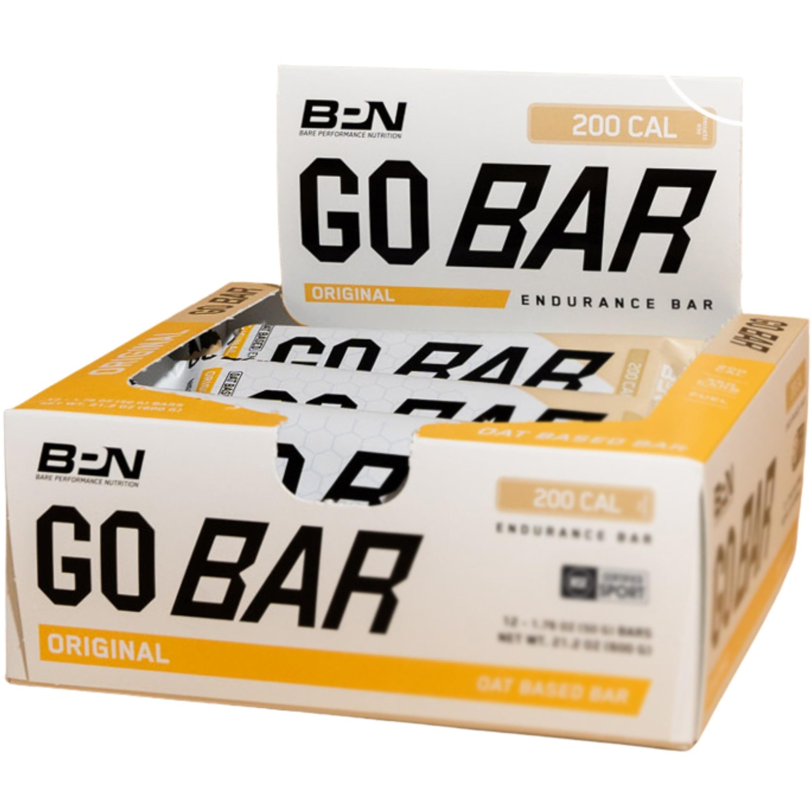 BARE PERFORMANCE NUTRITION Go Bar, Oat Based 6.6 x x 2.75 inches