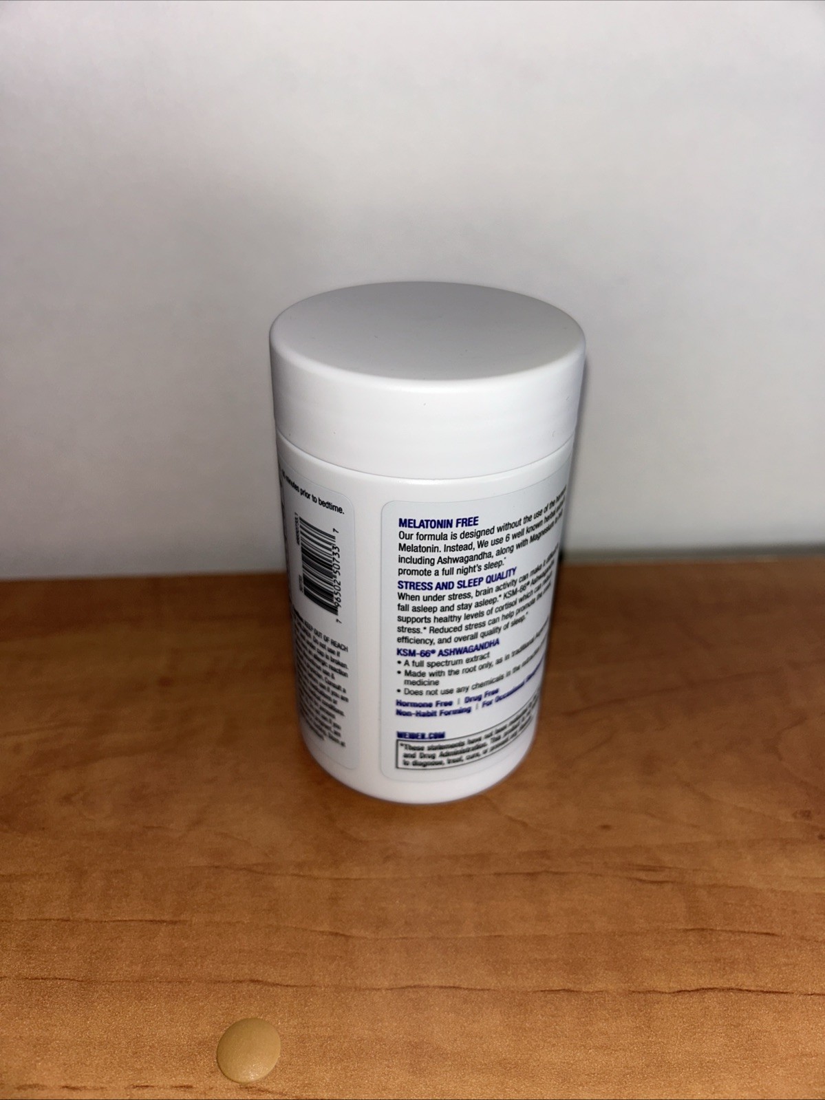 WEIDER Sleep Aid Melatonin-Free 60ct Herbal + Magnesium Capsules