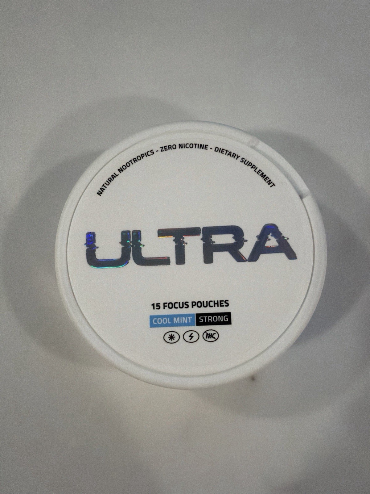 Ultra Focus Nootropic Pouches Cool Mint, 1Cans NicotineFree, CaffeineFree,…