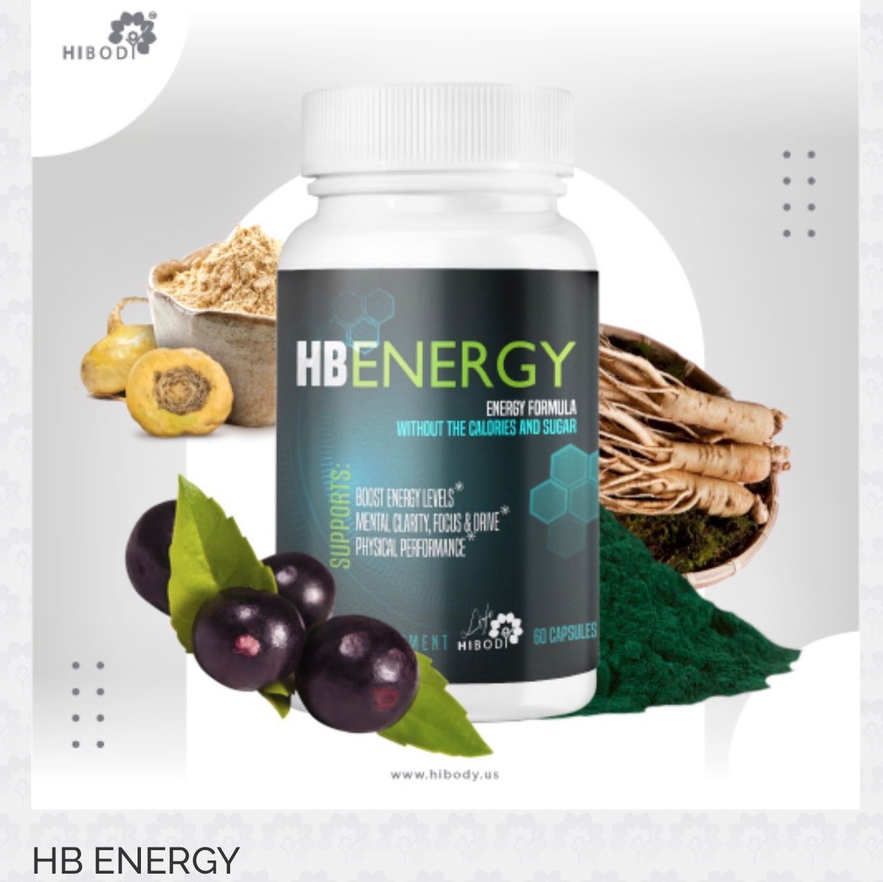 HB Energy by Hibody Nutrition Natural