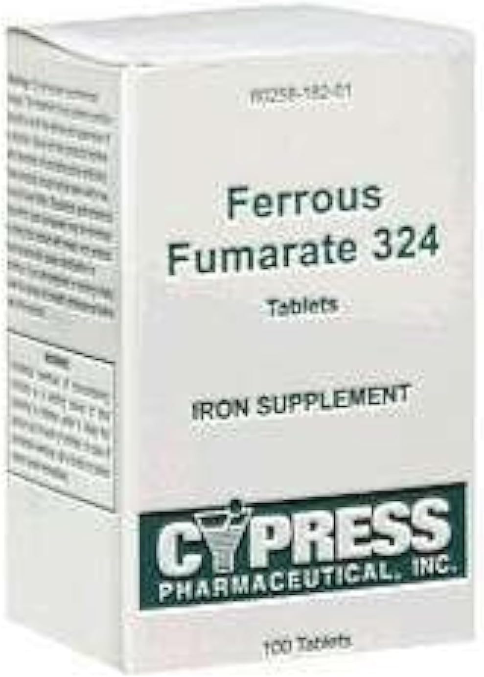 Cypress Pharmaceutical Ferrous Fumarate 324 Tablets, Boxed, 100Ct