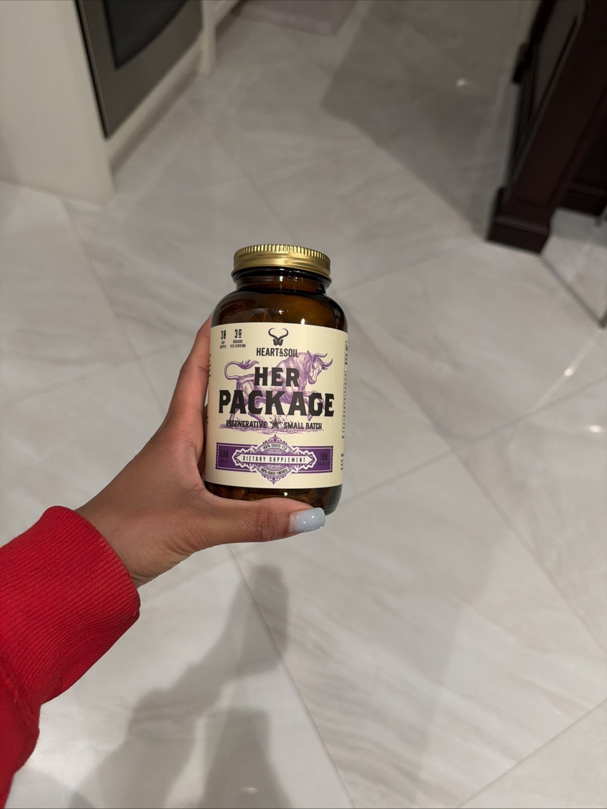 Heart and Soil Her Package Grass Fed Women Hormone Balance 180 Caps EXP: 02/2029
