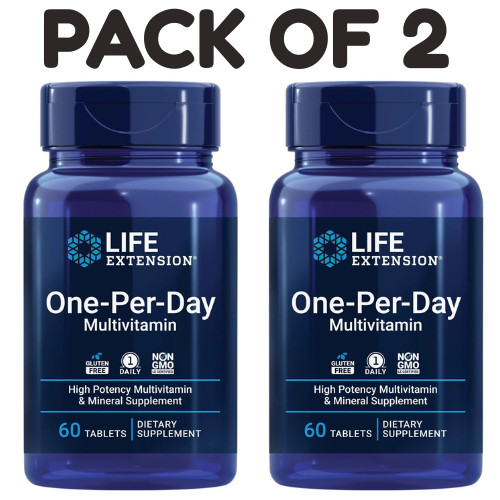 Life Extension One-Per-Day 60 Tablets Pack of 2