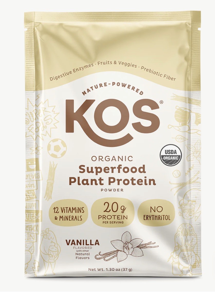FREE SHIPPING! NEW KOS Stainless Steel Shaker Bottle