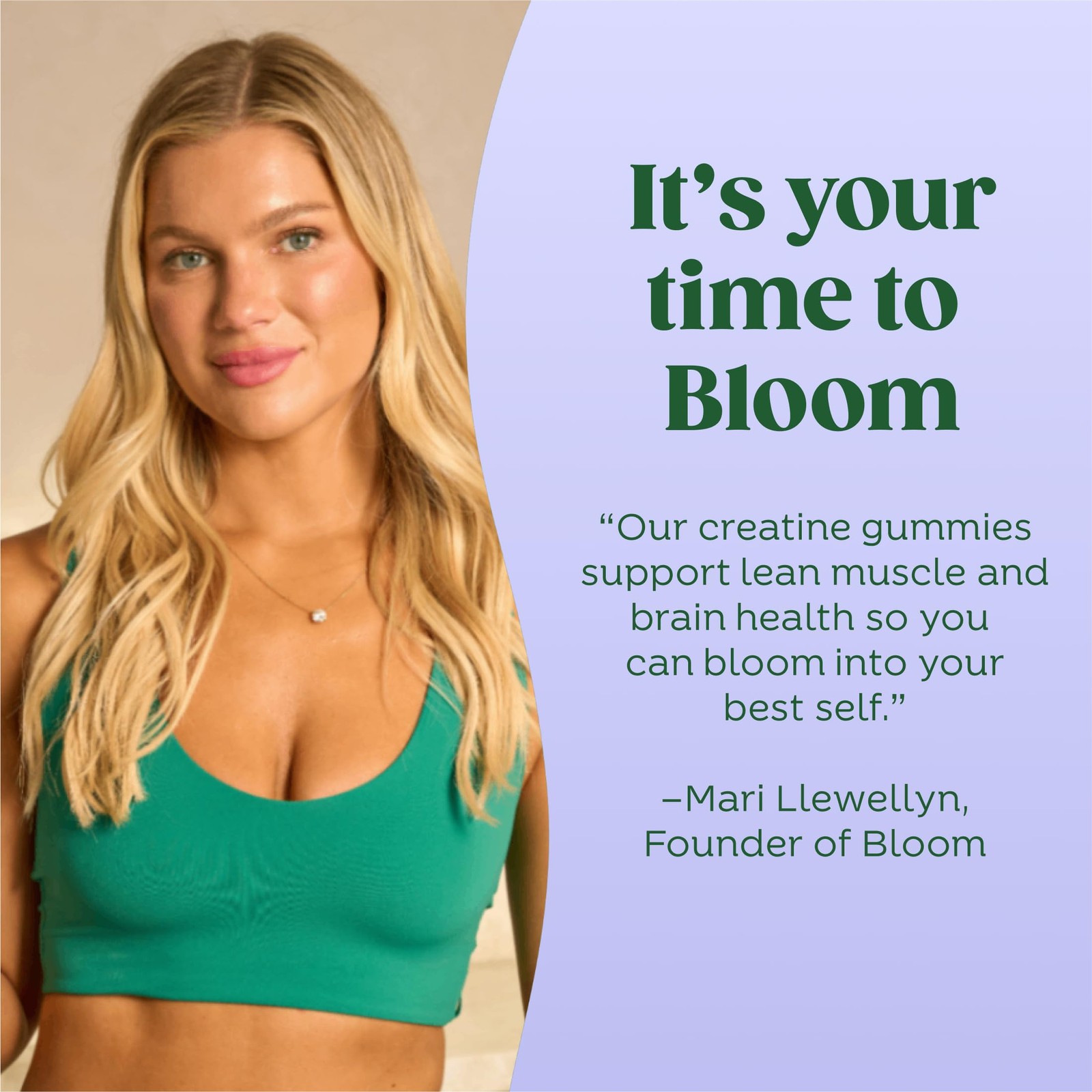 Bloom Creatine Monohydrate Gummies, 5g Per Serving, 36 Count (Pack of 1)