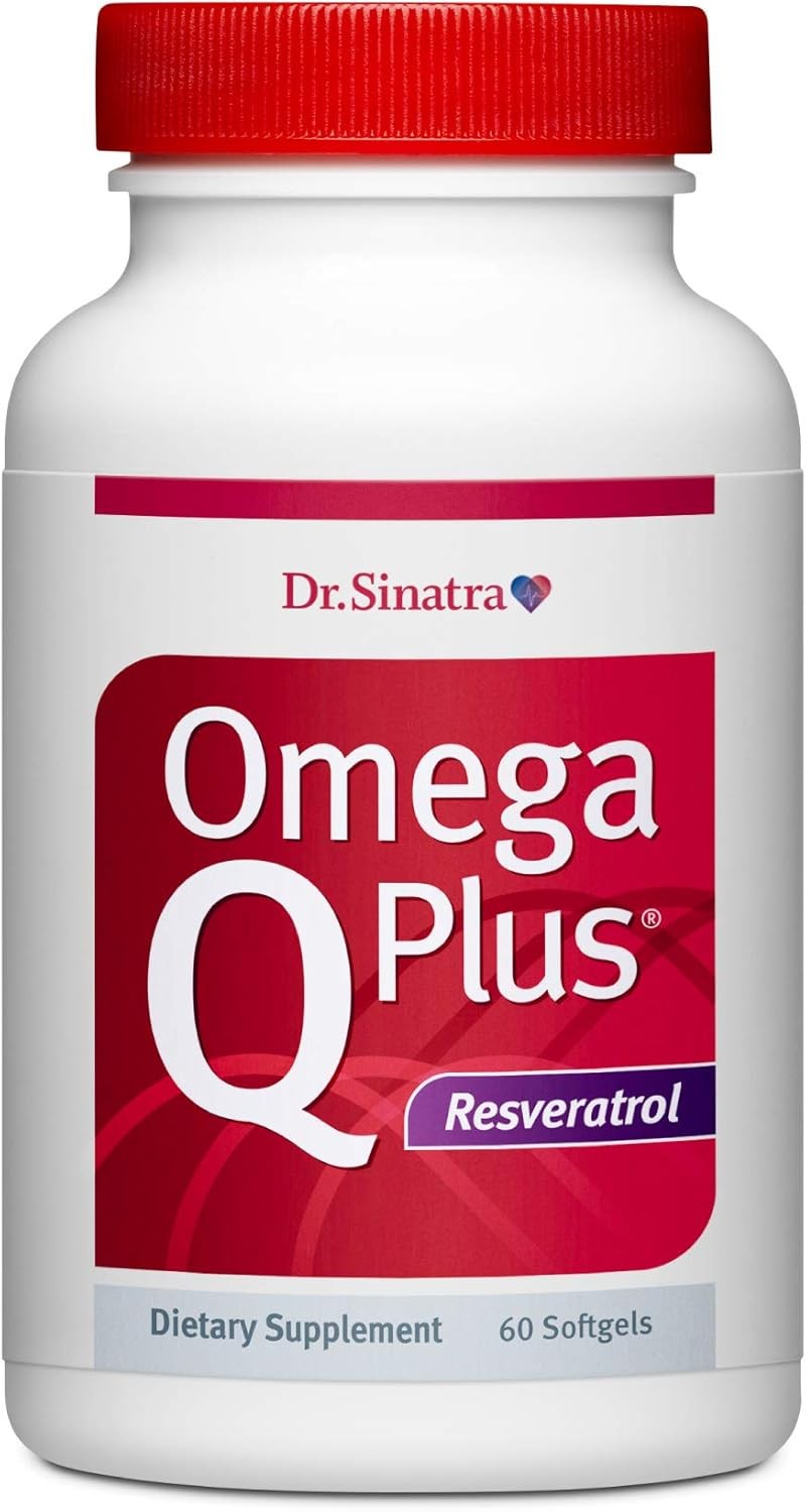 Dr. Sinatra Omega Q Plus Resveratrol-Omega-3 Supplement with CoQ10 and Resveratr