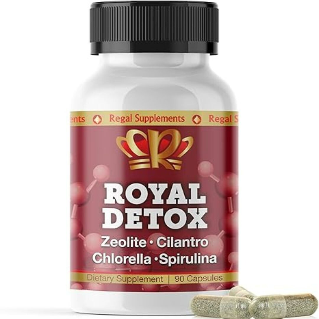 Royal Detox – All-in-One Cleanse | Zeolite Cilantro Chlorella Spirulina Apple…