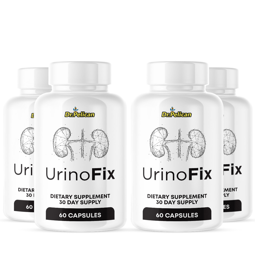 UrinoFix- Prostate Support- 4 Bottles- 240 Capsules