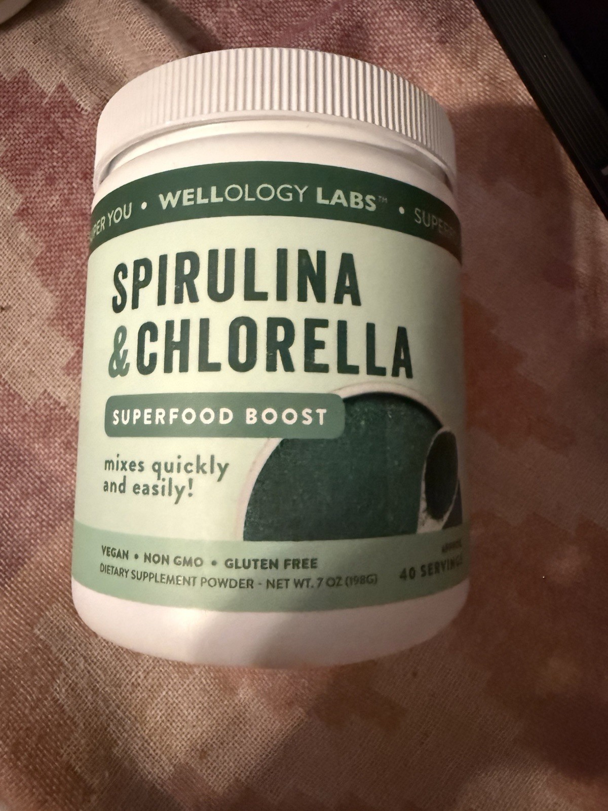 Wellology Labs™ Spirulina & Chlorella Superfood Boost 40 Servings VEGAN Non GMO