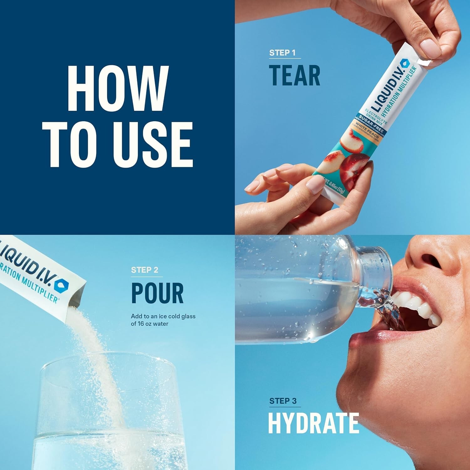 Electrolyte Drink Mix Sugar-Free 14 Servings Raspberry Melon Flavor Hydration…