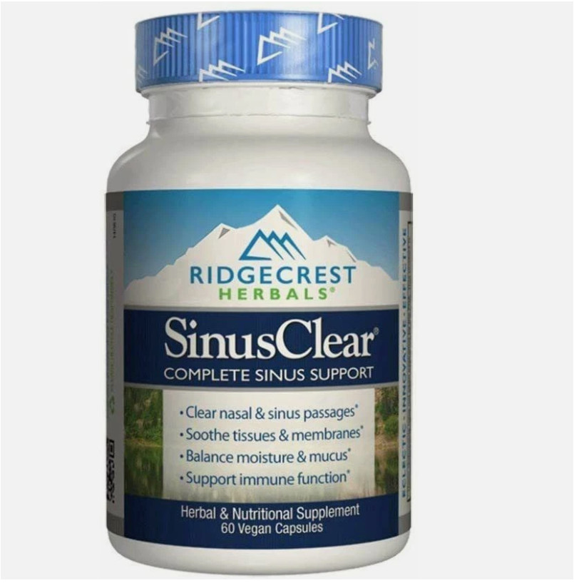 Ridgecrest SINUS CLEAR 60 vegan capsules 7/2029