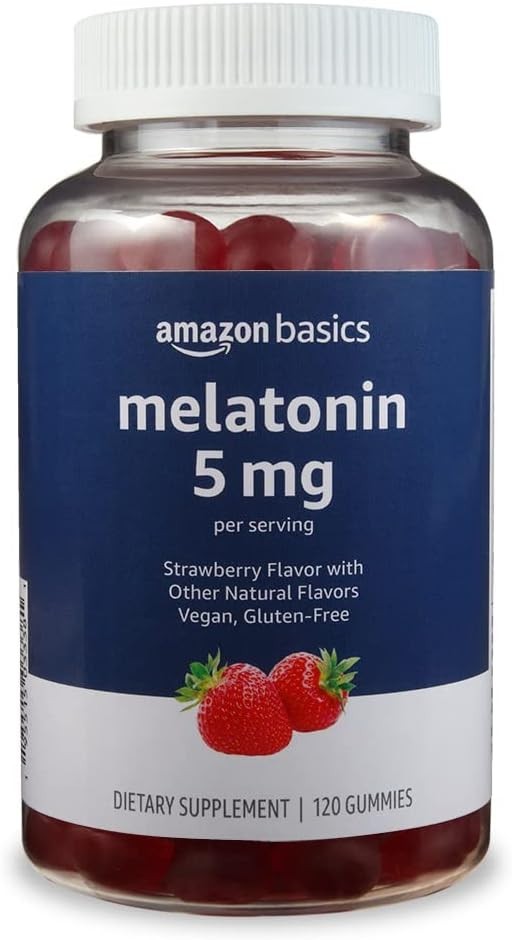120 Count Sleep Support Gummies – Delicious Strawberry Flavor, 5mg Each