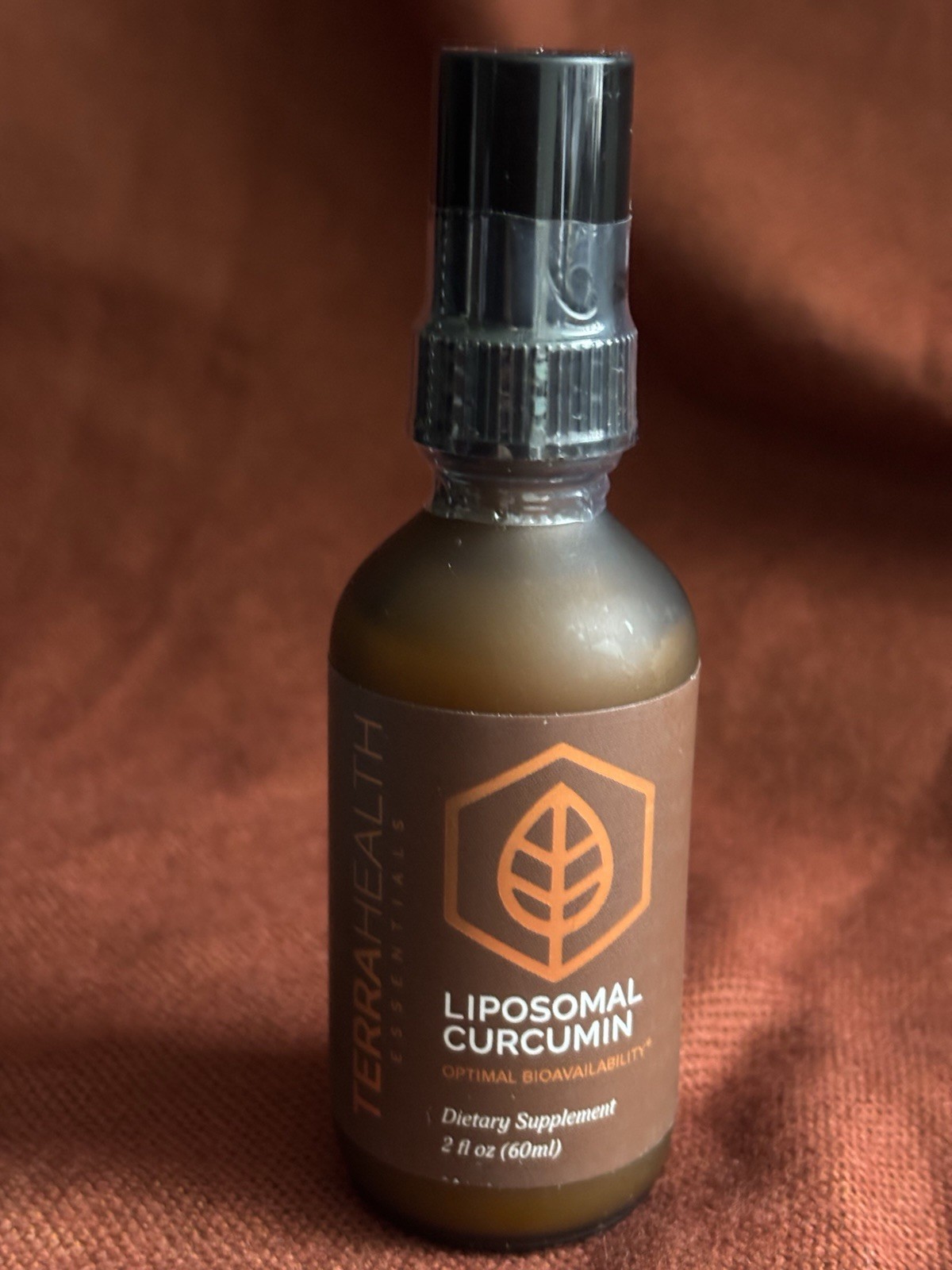 New Sealed TerraHealth Liposomal Curcumin Joint Pain Support 2 fl oz