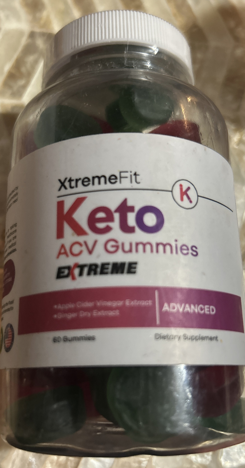 Xtremefit Keto ACV Gummies 60 Expires 2/2025