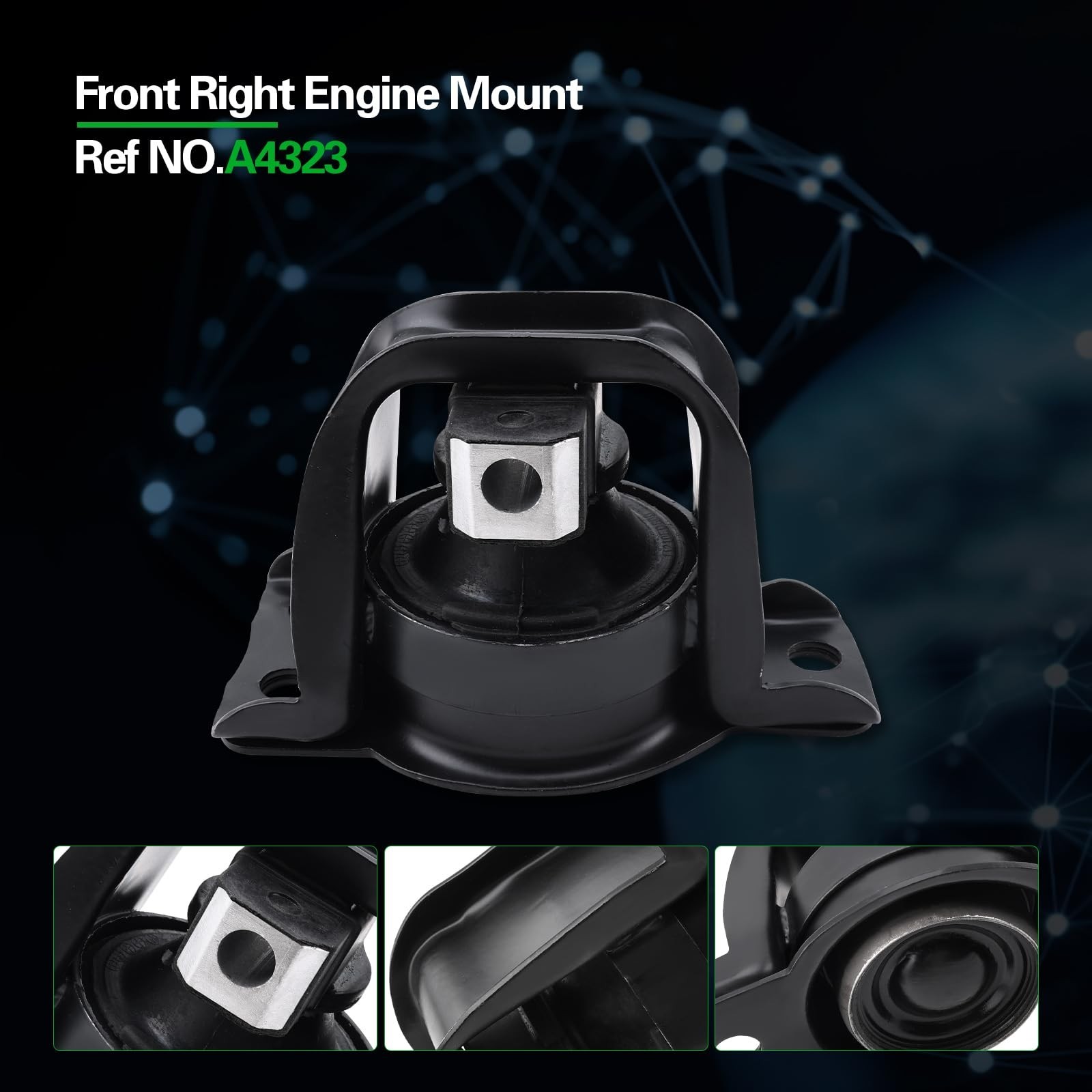 Engine Motor and Trans Mount Kit Compatible with NV200 2013-2021 & City Expre…