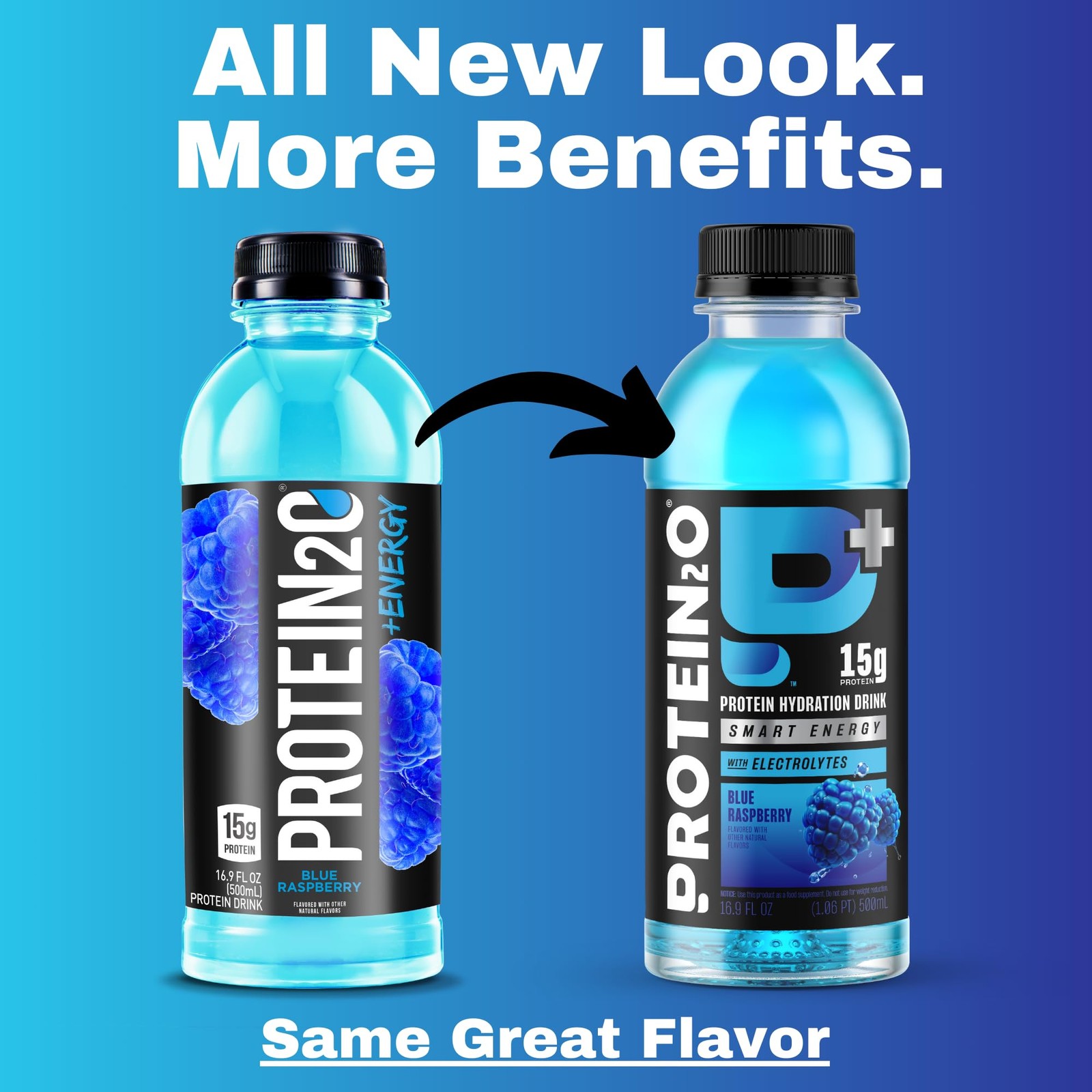 Protein2o 15g Whey Protein Isolate Hydration Drink Plus Energy Focus, 350mg …