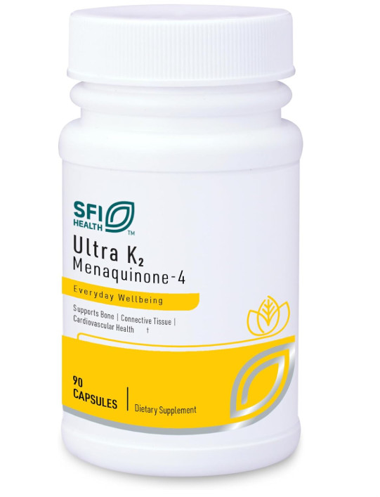 Lot Of 2 Klaire Labs SFI Health Ultra K2Menaquinone-4 Vitamin Supplement 90pc GP