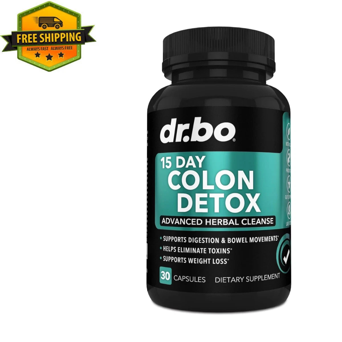 Colon Cleanser Detox for Weight Flush – 15 Day Intestinal Cleanse Pills & Pro…