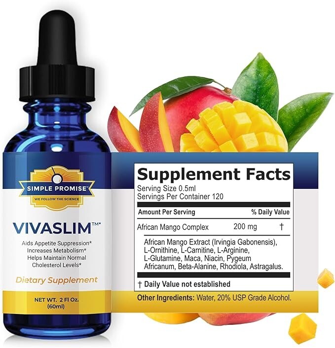 Simple Promise VIVASLIM (Pack of 3) Appetite Suppression & Metabolisms – Genuine