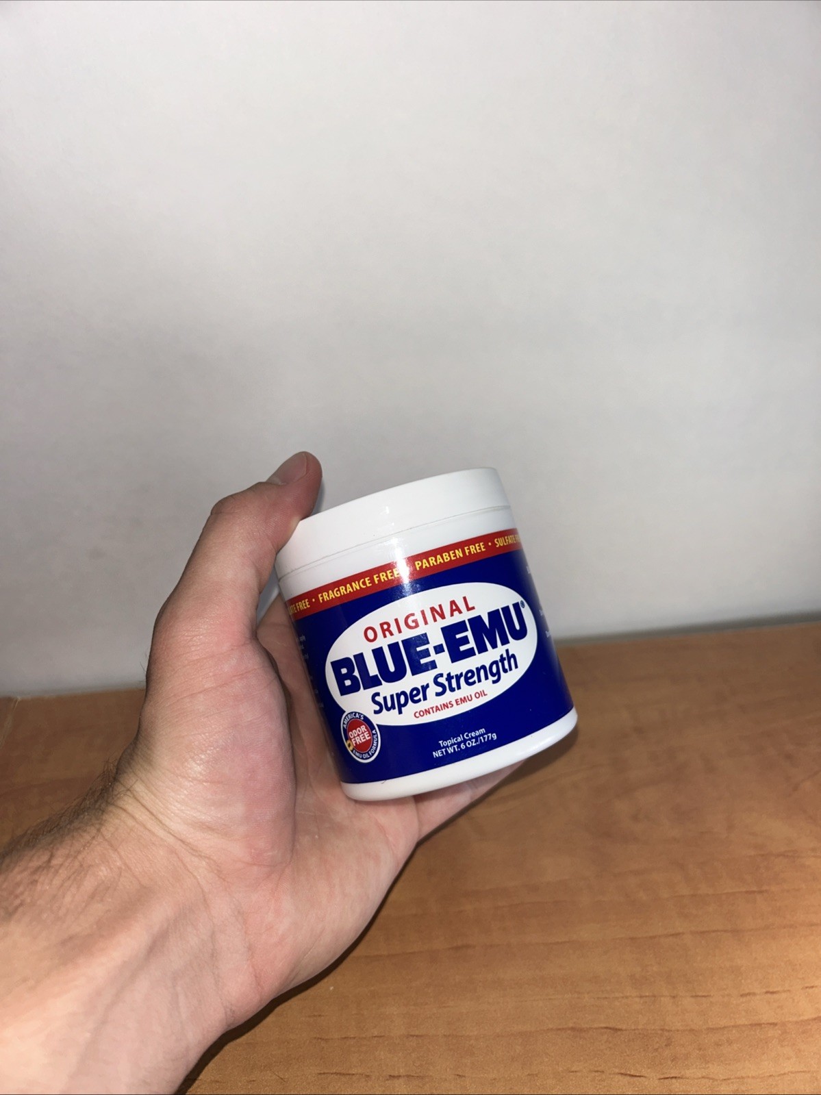 BLUE-EMU Original Super Strength Cream, Soothing Muscle & Joint Support, 6 Oz