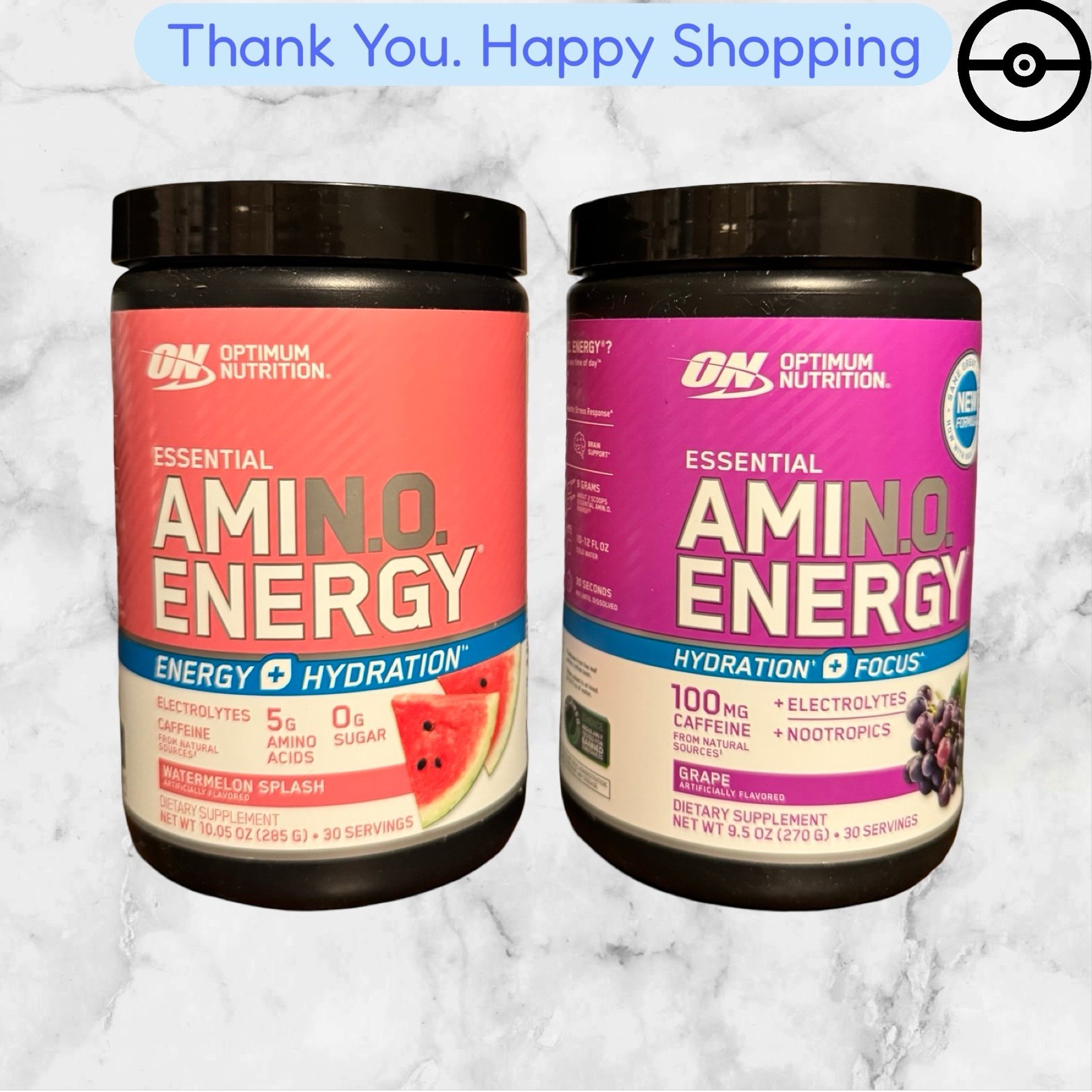 COMBO Essential Amin.O. Energy®, Watermelon Splash,Grape ,06/27