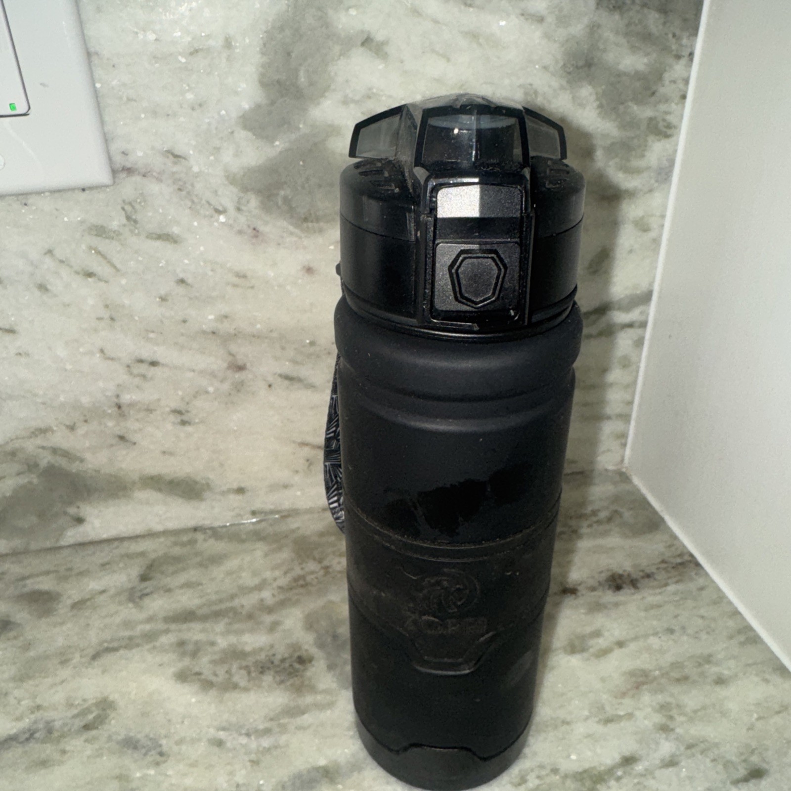 ZORRI Sports Water Bottle, 400ML, BPA Free Leak 14 Ounces, black FAST SHIP