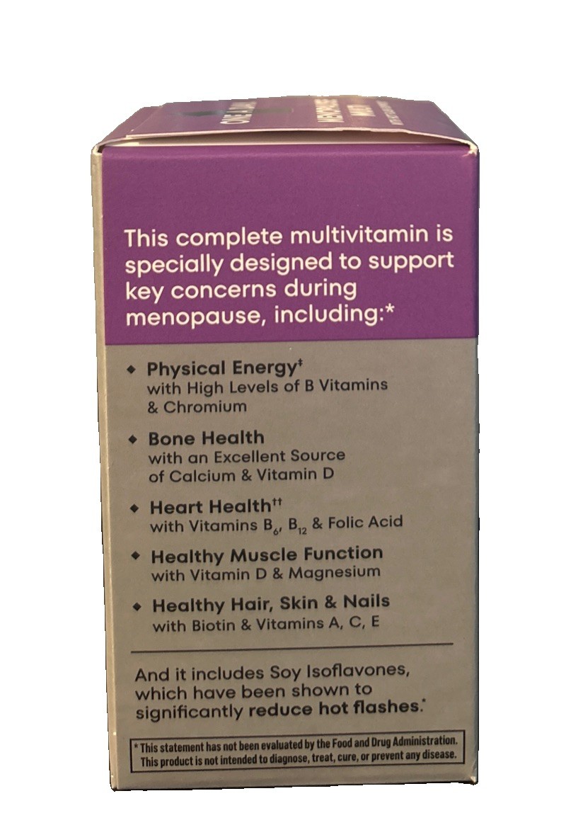 One A Day Menopause Multivitamin With Hot Flash Support 50 Tablets Exp 3/2028