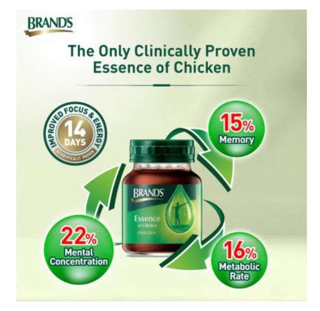 BRAND’S Essence of Chicken 15 Bottles x 70g (1 Case) – DHL EXPRESS SHIPPING