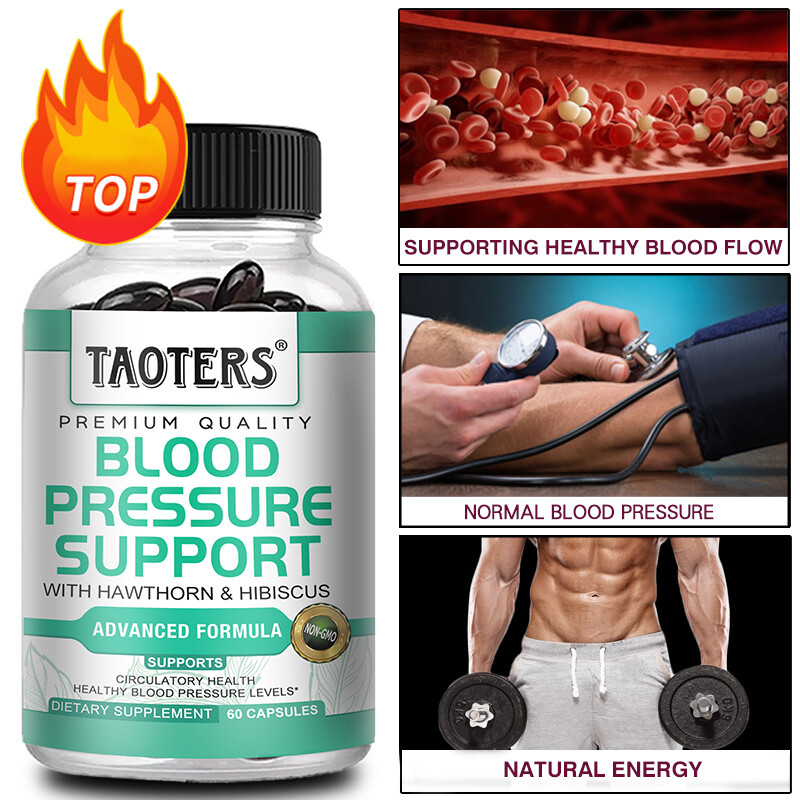 Premium Blood Pressure Support Supplement-Supports Heart Health-60Caps*3bottles