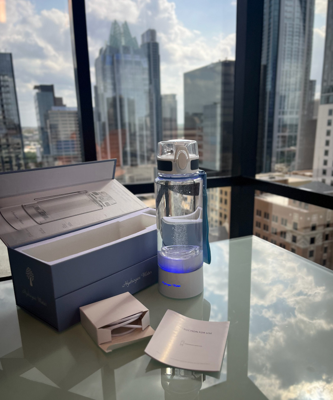 True Marqet H2GO Premium Hydrogen Water Bottle | Up to 3003 PPB | 450 mL