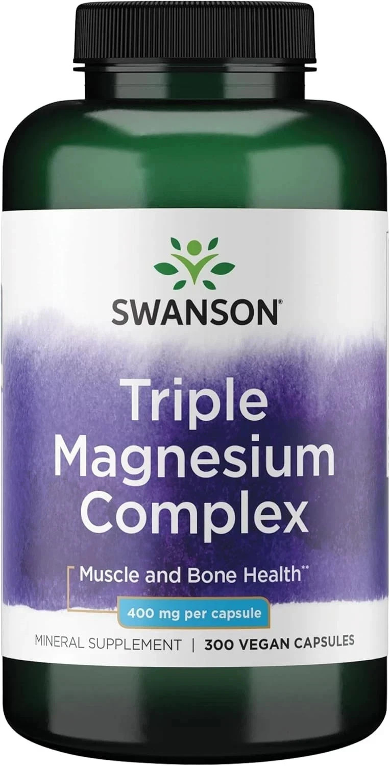 Swanson Triple Magnesium Complex – Supplement 300 Count (Pack of 1)