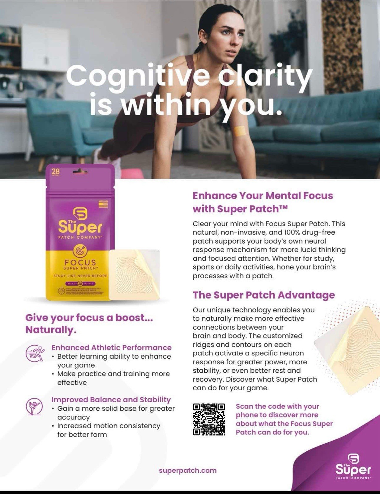 The Super Patch Company- 5Day Trial Pack of FOCUS 5SINGLE PATCHES