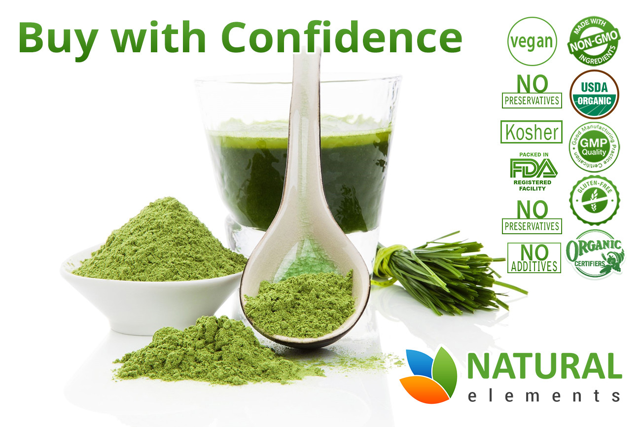 Wheatgrass Powder – USDA Certified Organic Wheat Grass Powder