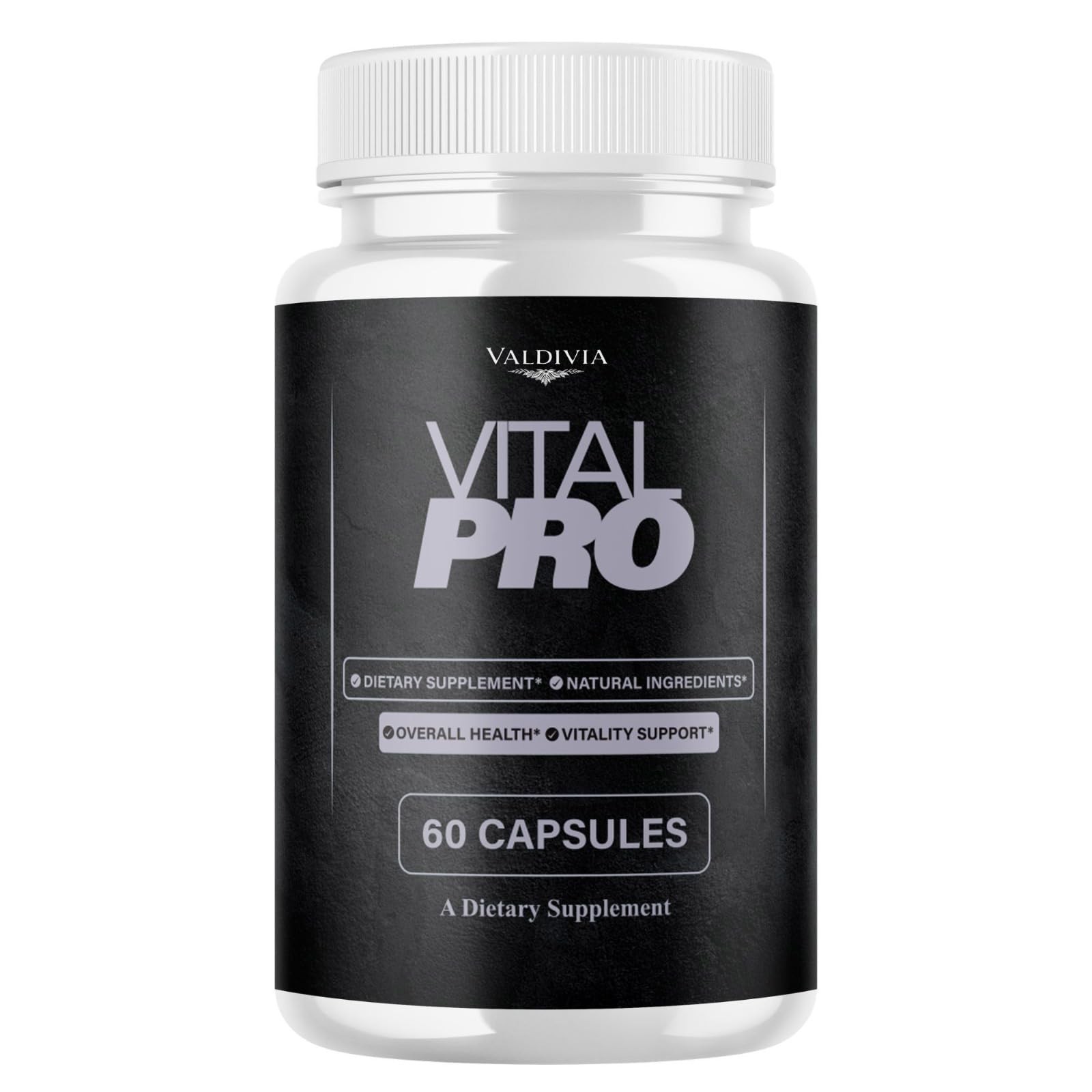 VitalPro Men Daily Wellness Supplement Capsules Energy Strength 1 Pack 60Ct