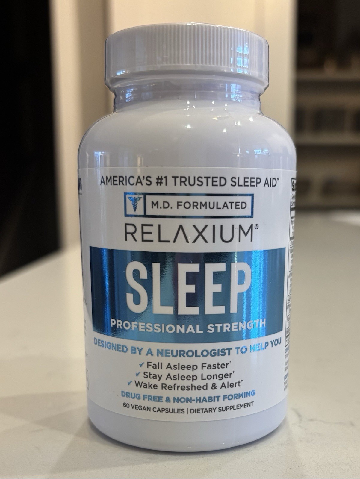 Relaxium Sleep Aid Professional Strength Drug-Free 60 Ct Exp. 11/28 Sealed