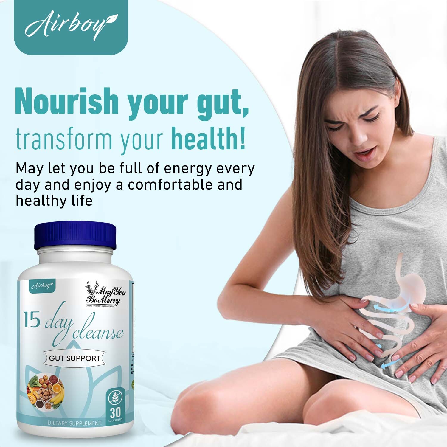 15 Day Cleanse -Cleansing and Detox, Digestive Health Support, Weight Management
