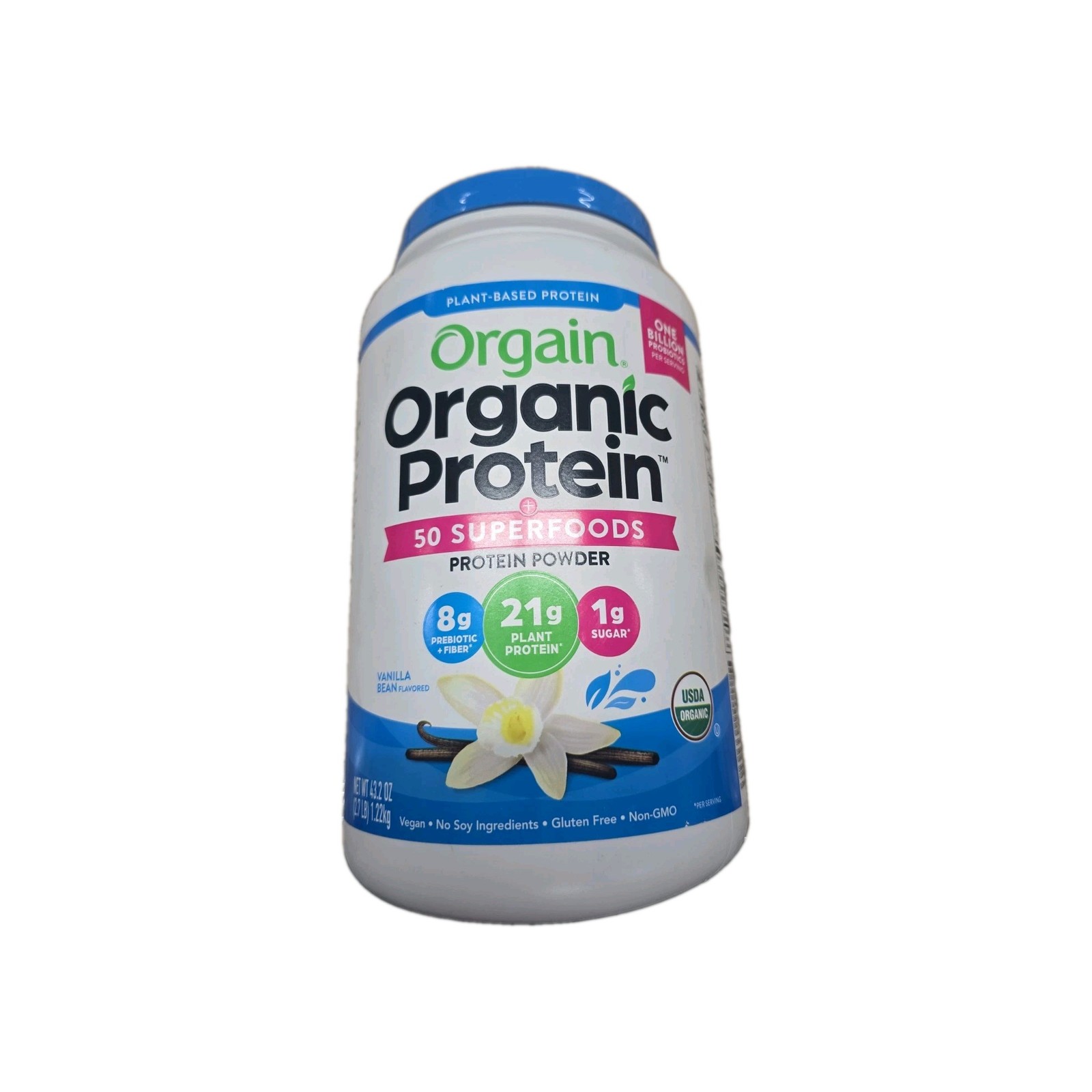 Orgain Organic Plant Based Protein Powder & 50 Superfoods 2.70 Lbs