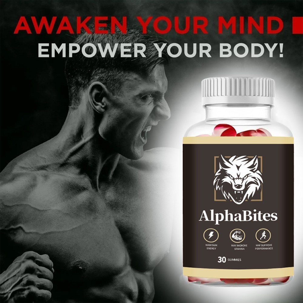 NEW Alpha Bites Gummies AlphaBites Max Performance Gummy (1 Month Supply)1-3PCS