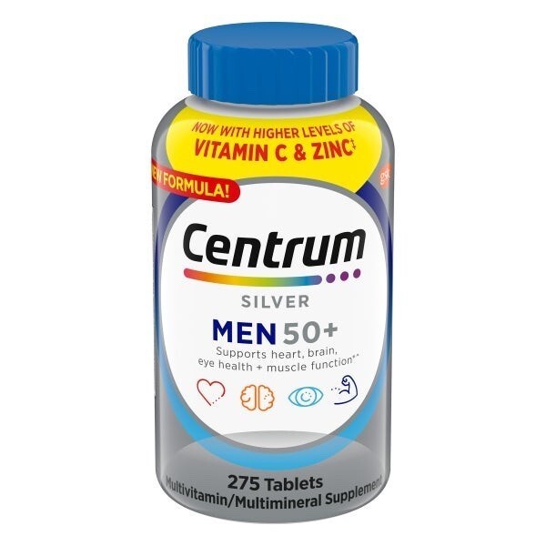 ✳️🔥Centrum Silver Men 50+ Multivitamin, 275 Tablets exp 6/27 Free Shipping!✳️🔥