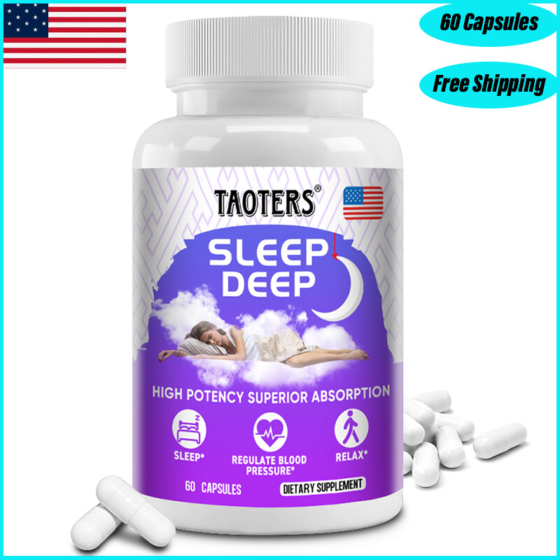 Deep Sleep Formula 60ct, Fall Asleep & Stay Asleep, Melatonin Sleeping Aid