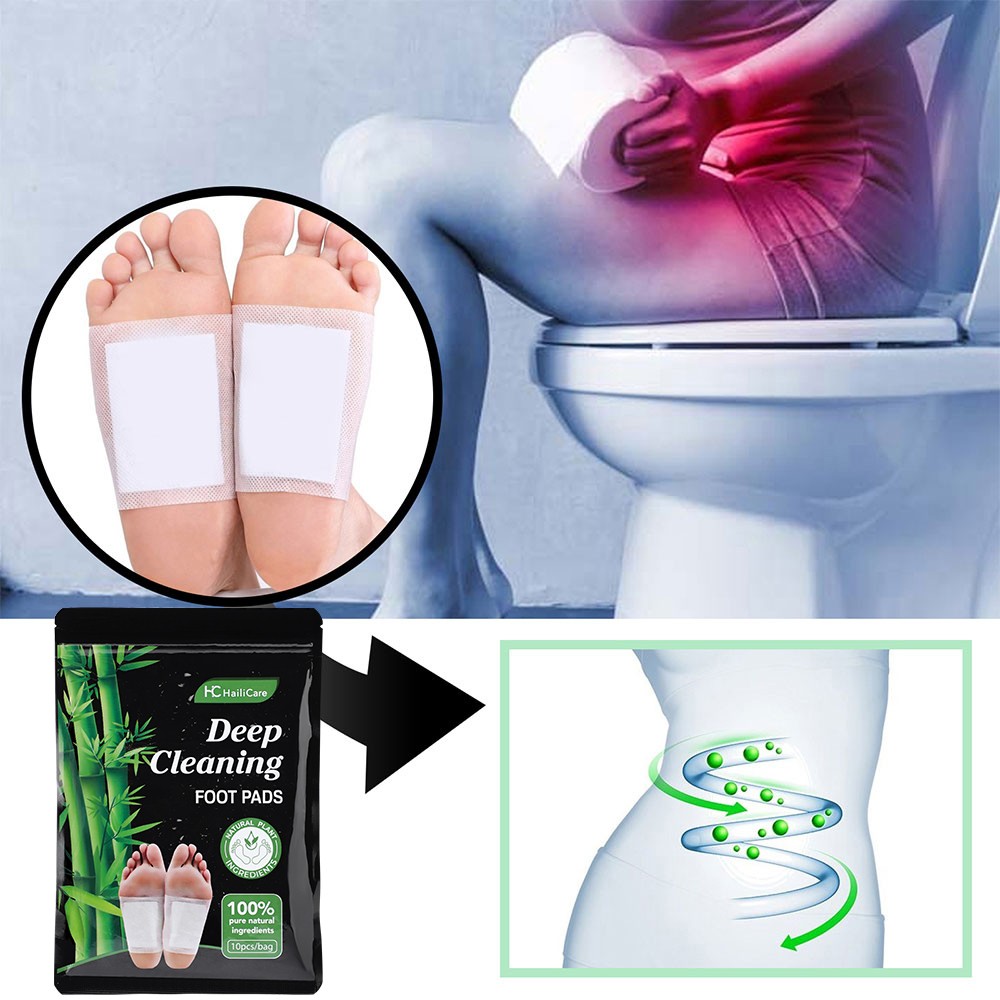20PCS Detox Foot Patches Pads Body Toxin Feet Slimming Deep Cleansing Herbal US