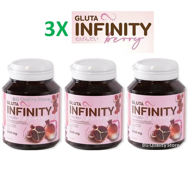 3X GLUTA INFINITY Collagen Vitamin C Berry Extract Nourish Bright Beauty Skin