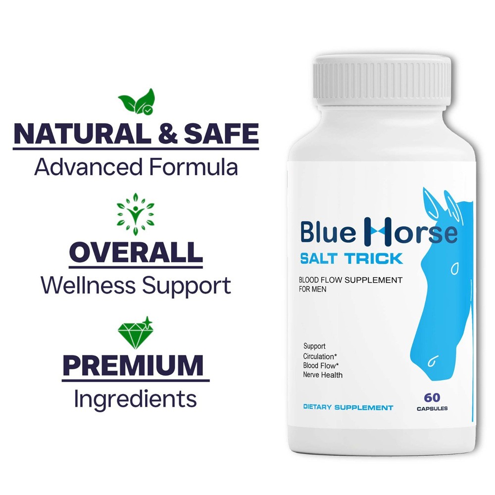 ( 1 package ) Blue Horse Salt Trick – Our Best Blood Flow Supplement for Men